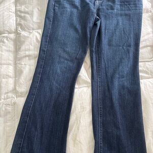Vera wang boot cut mid rise jeans